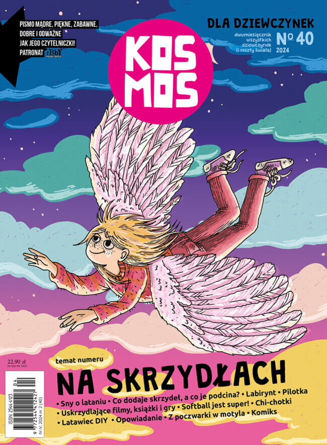 Komiks + Kosmos Dla Dziewczynek Nr 40 (Na Skrzydłach)