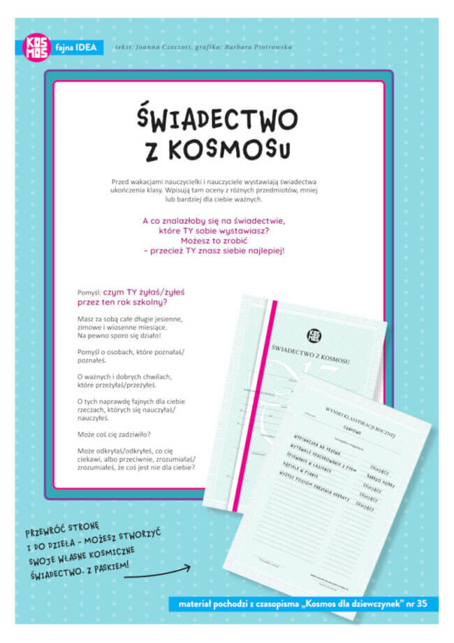 Świadectwo Z Kosmosu