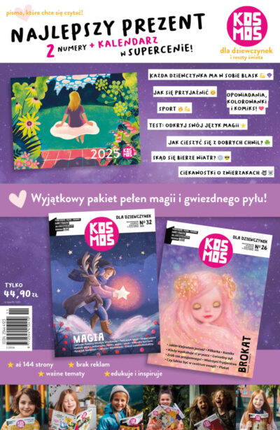 Dwupak z KOSMOSU - dwa magazyny (32,26) + kalendarz 2025!